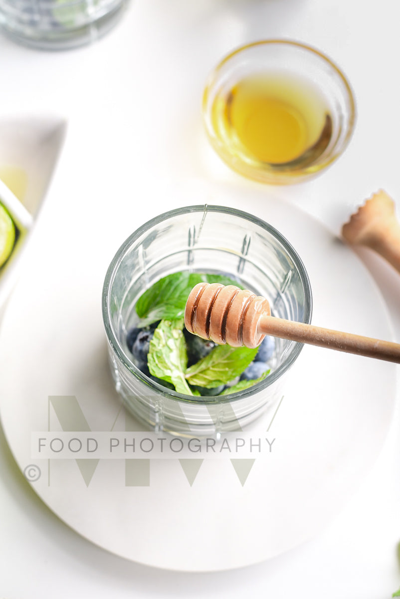 Blueberry Mojito Mocktail