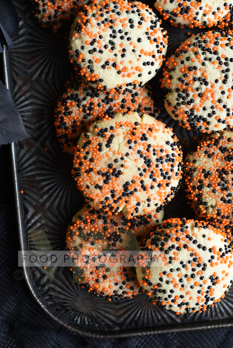 Halloween Sprinkle Cookies