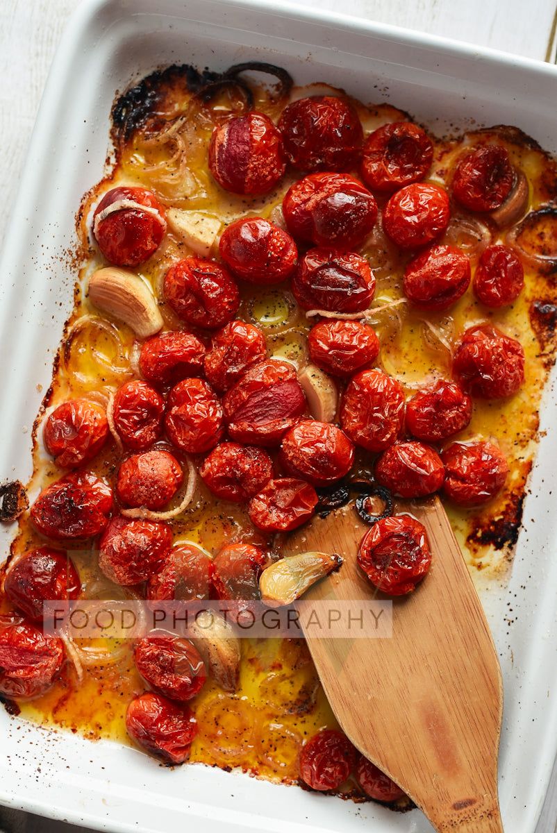 Sweet & Savory Oven Roasted Tomatoes