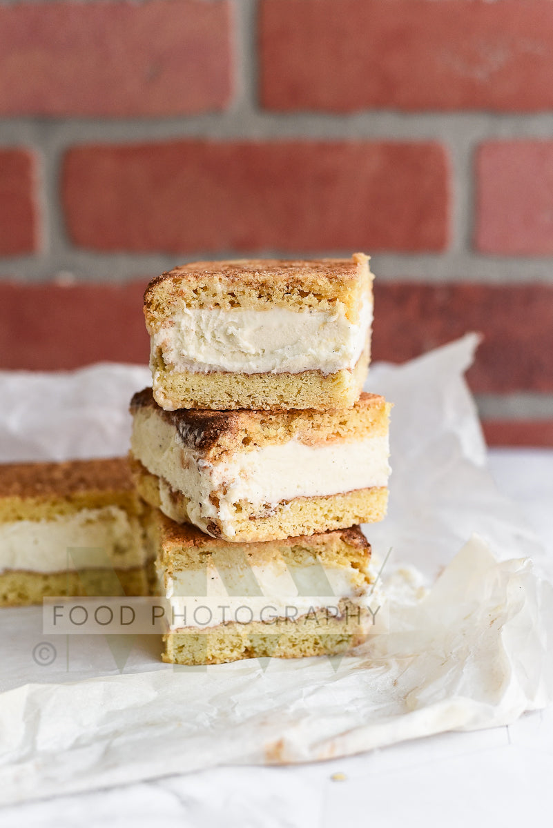 Snickerdoodle Ice Cream Sandwiches