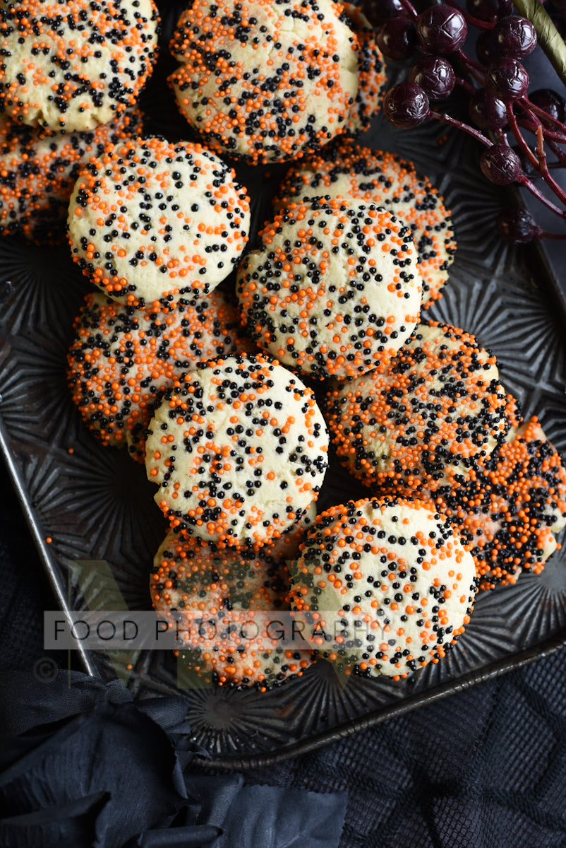 Halloween Sprinkle Cookies