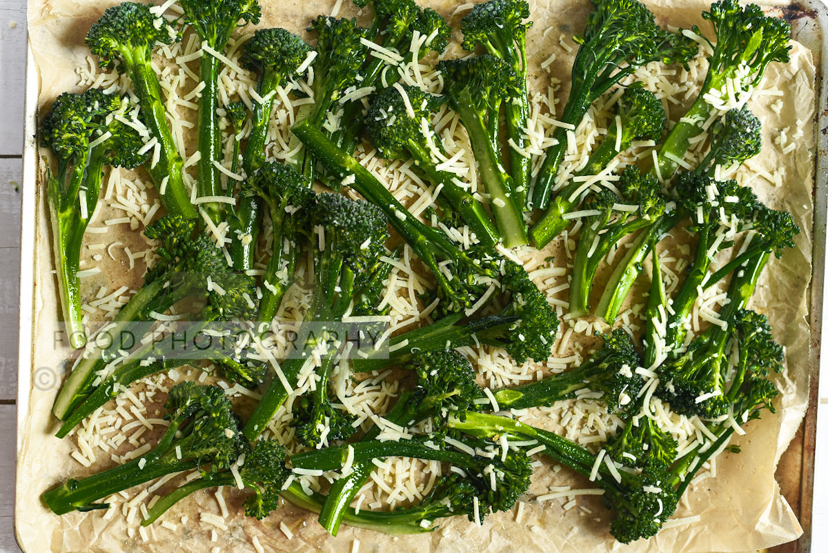 Garlic Parmesan Roasted Broccolini