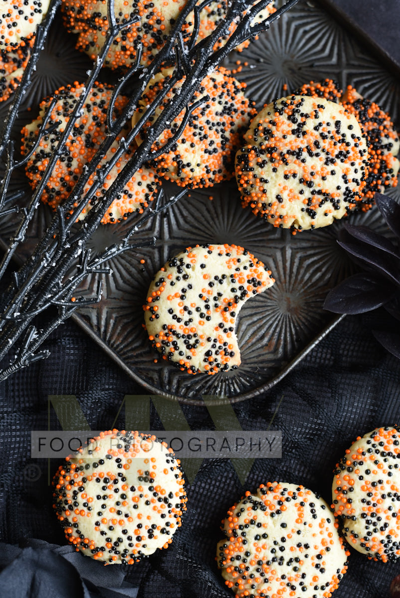 Halloween Sprinkle Cookies