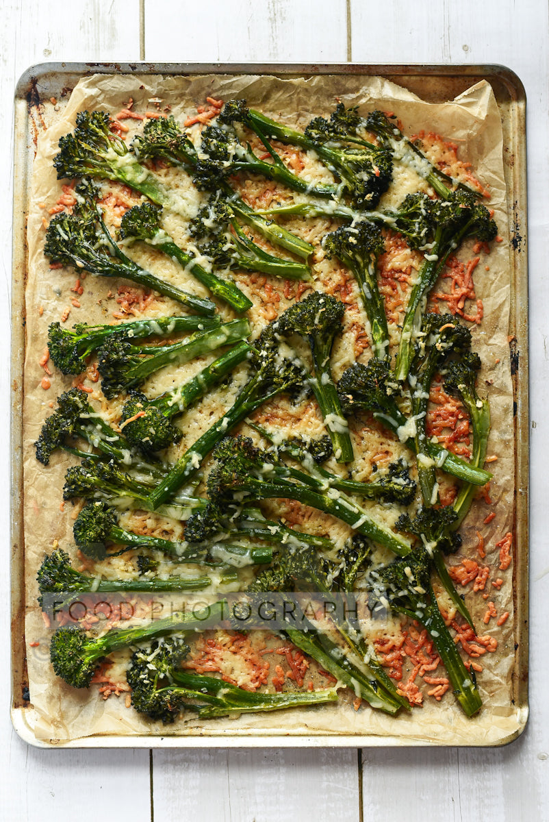 Garlic Parmesan Roasted Broccolini