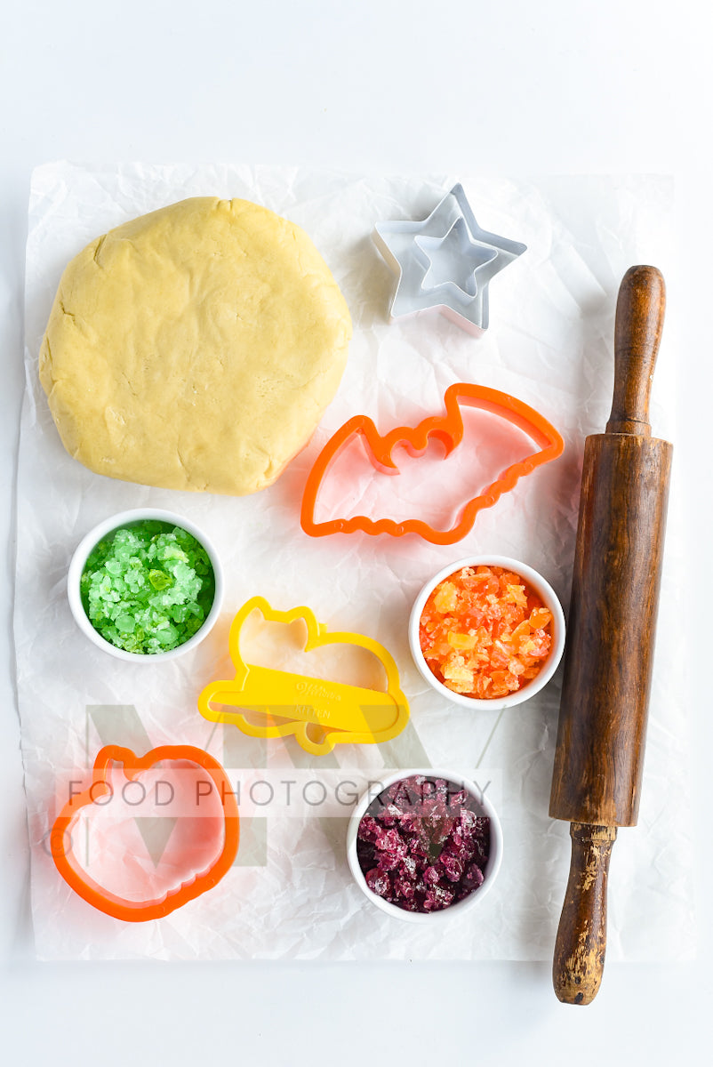 Halloween Stained Glass Cookies