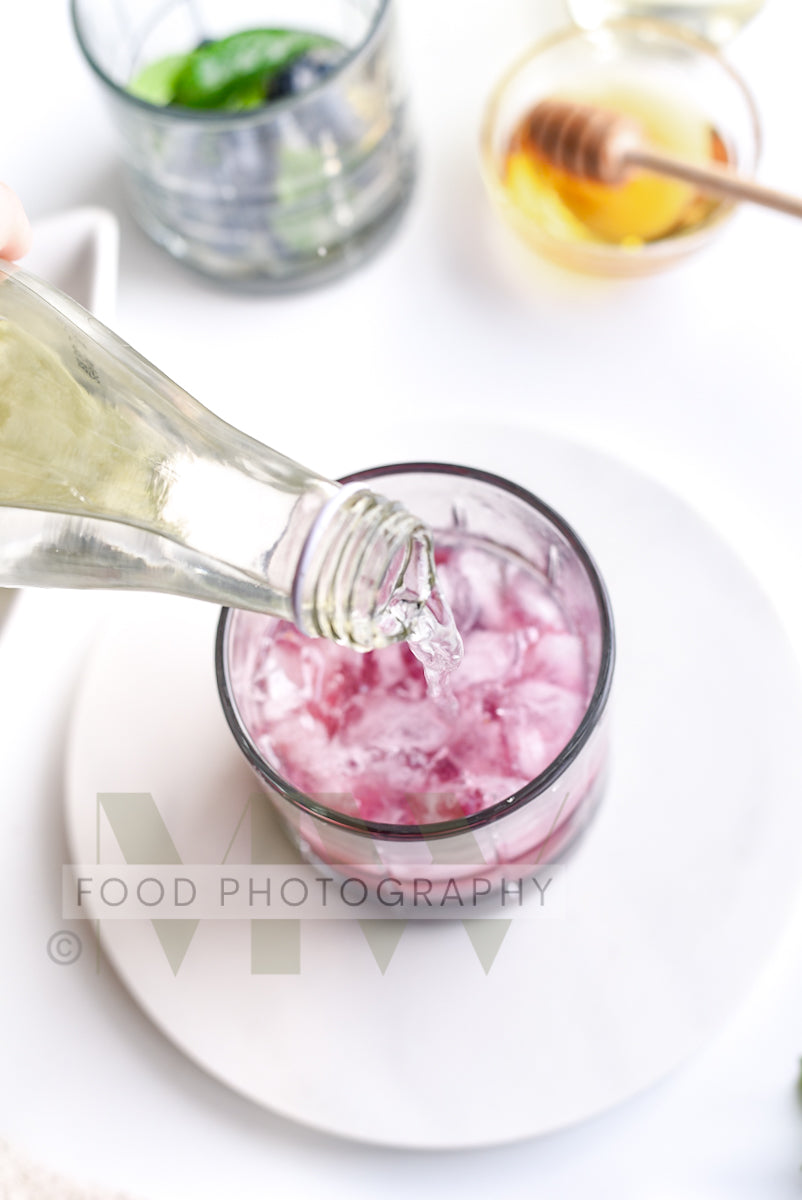 Blueberry Mojito Mocktail
