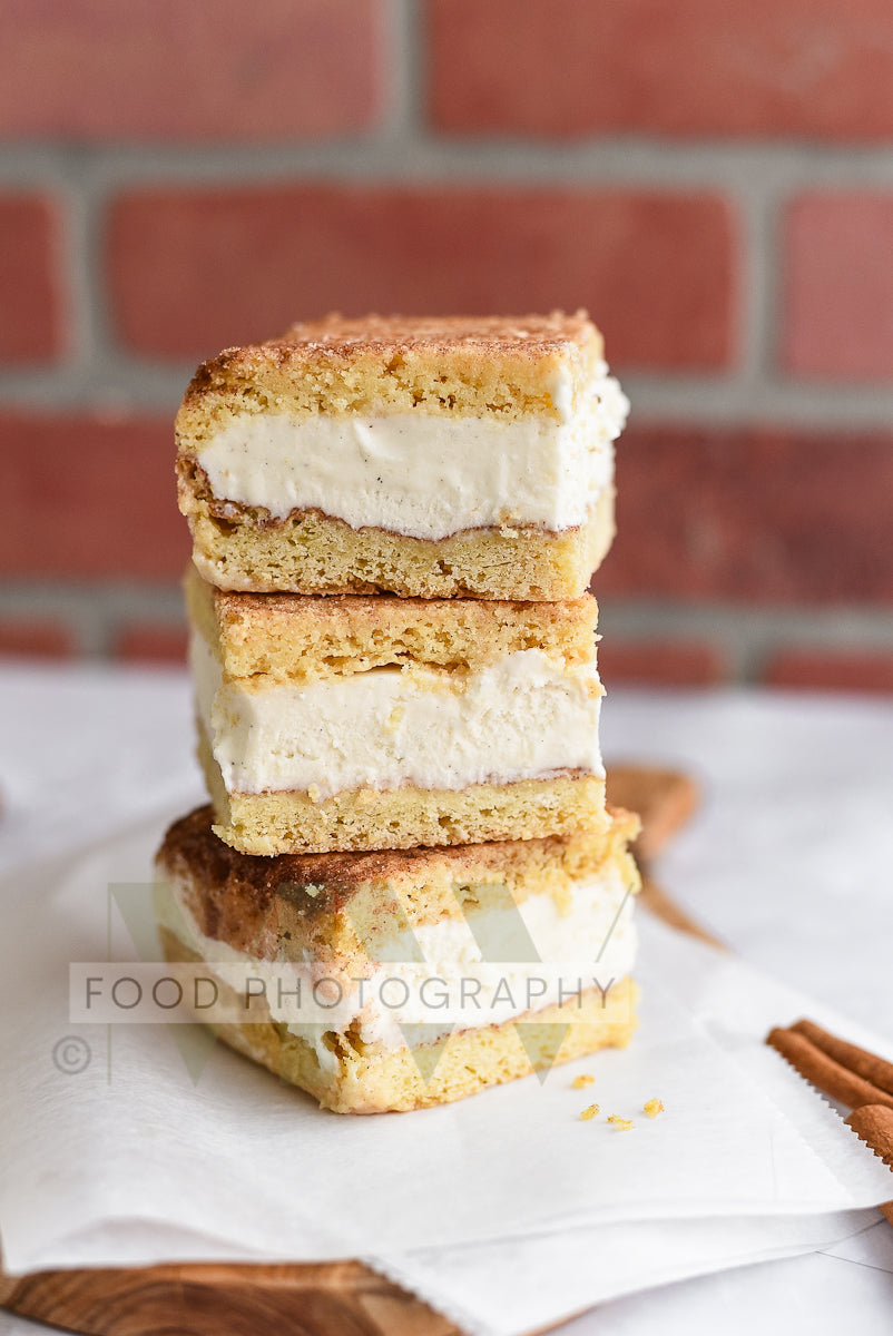 Snickerdoodle Ice Cream Sandwiches