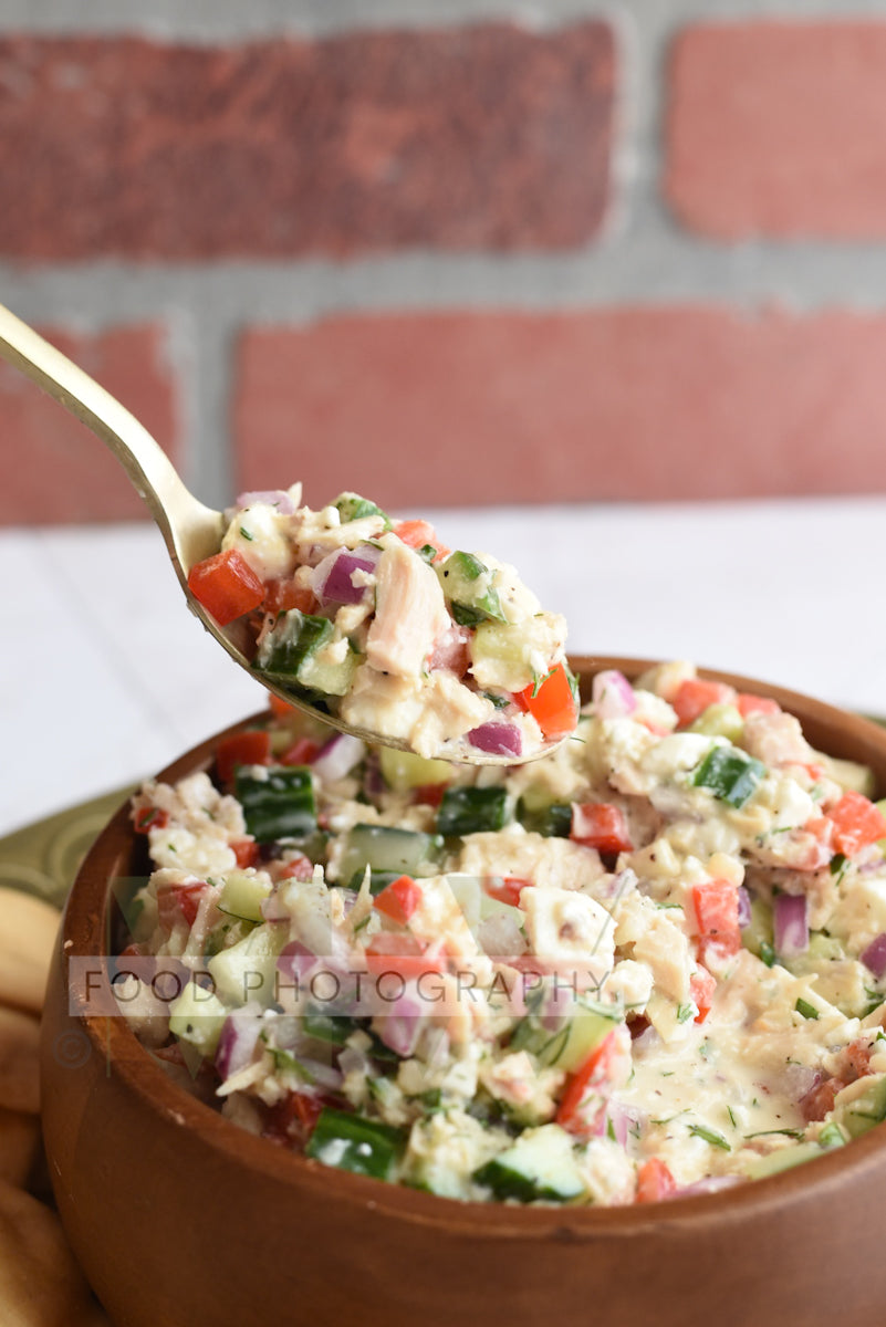 Mediterranean Chopped Tuna Salad