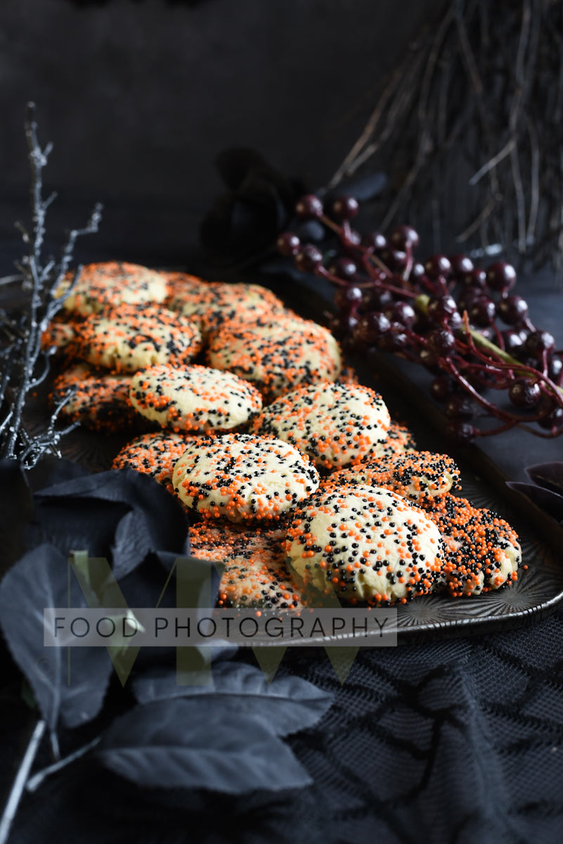 Halloween Sprinkle Cookies