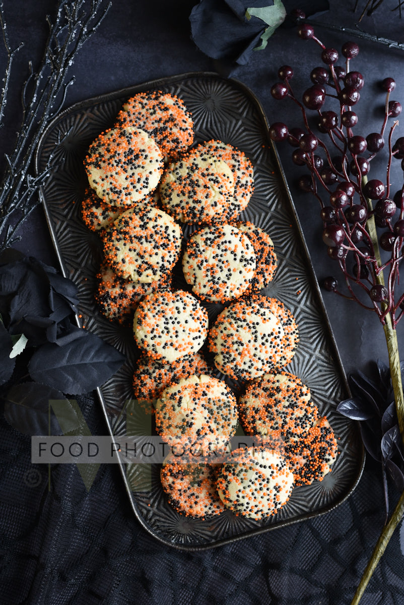 Halloween Sprinkle Cookies