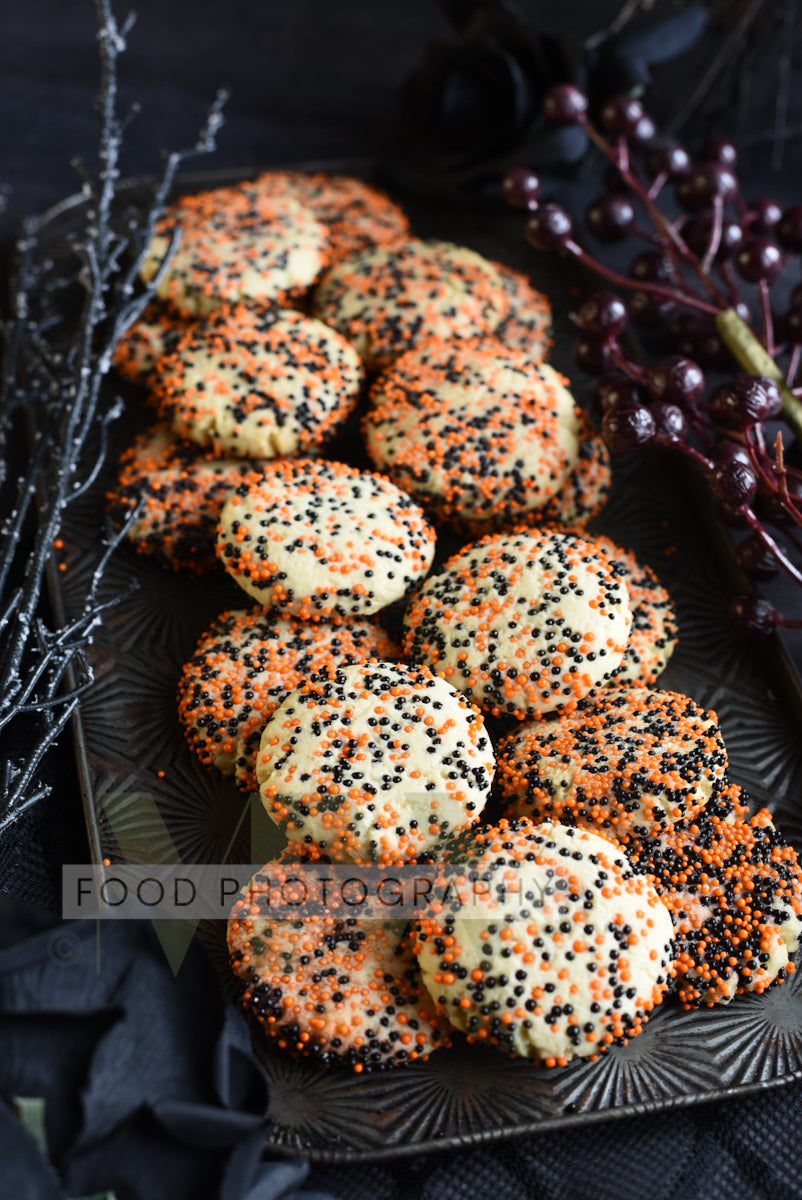 Halloween Sprinkle Cookies