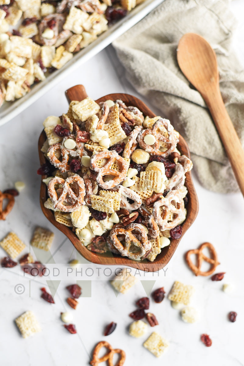 White Chocolate Cranberry Snack Mix