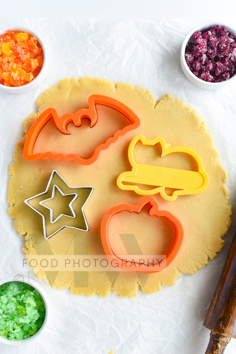 Halloween Stained Glass Cookies