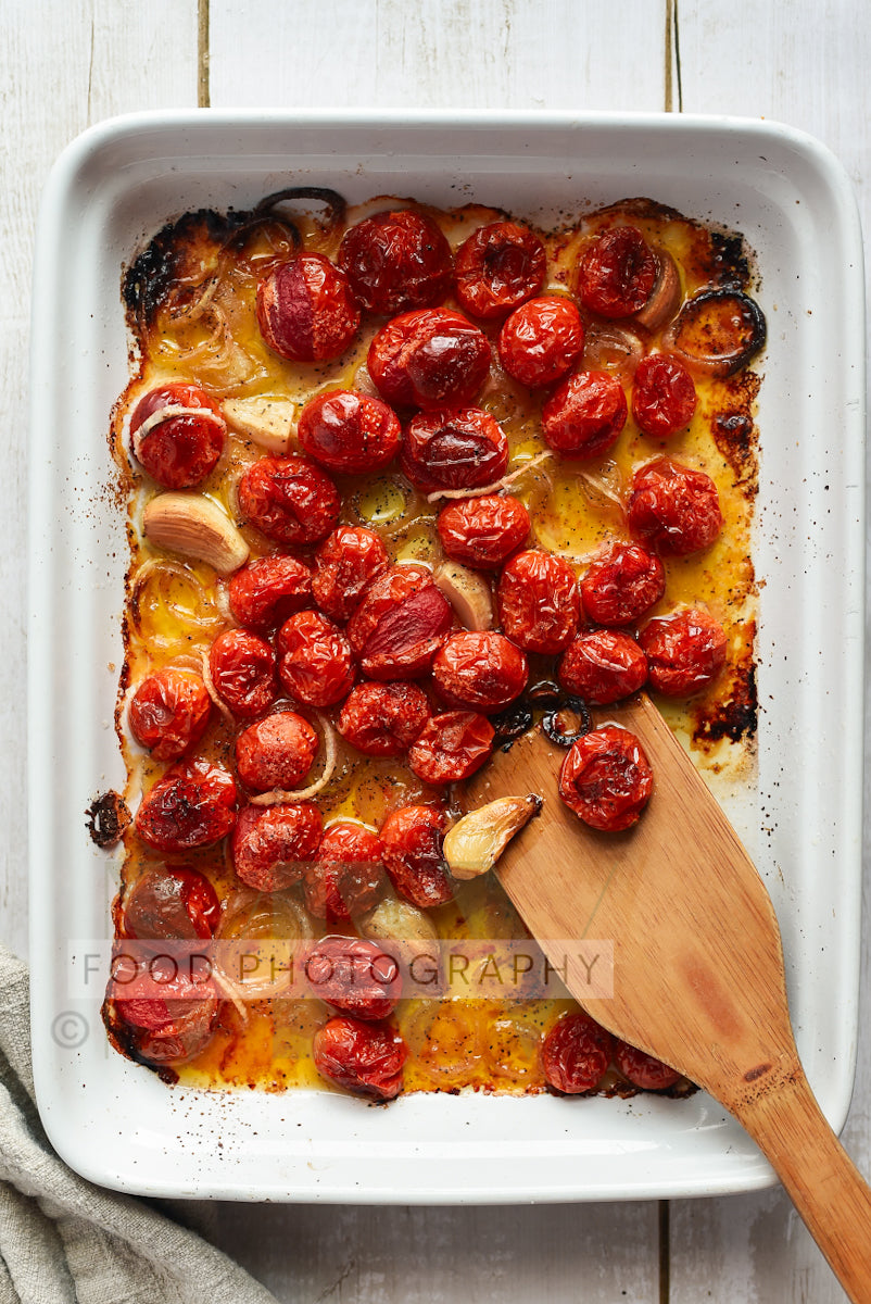 Sweet & Savory Oven Roasted Tomatoes