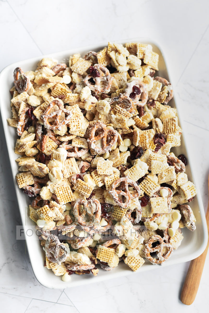 White Chocolate Cranberry Snack Mix