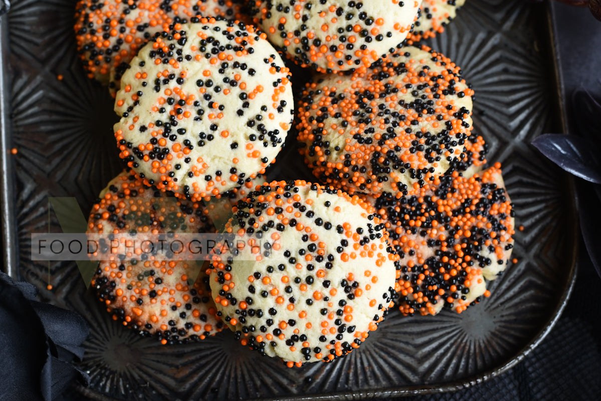 Halloween Sprinkle Cookies