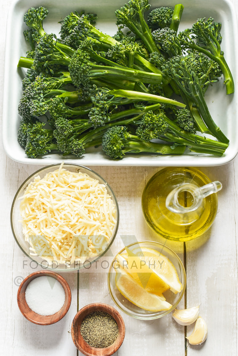 Garlic Parmesan Roasted Broccolini