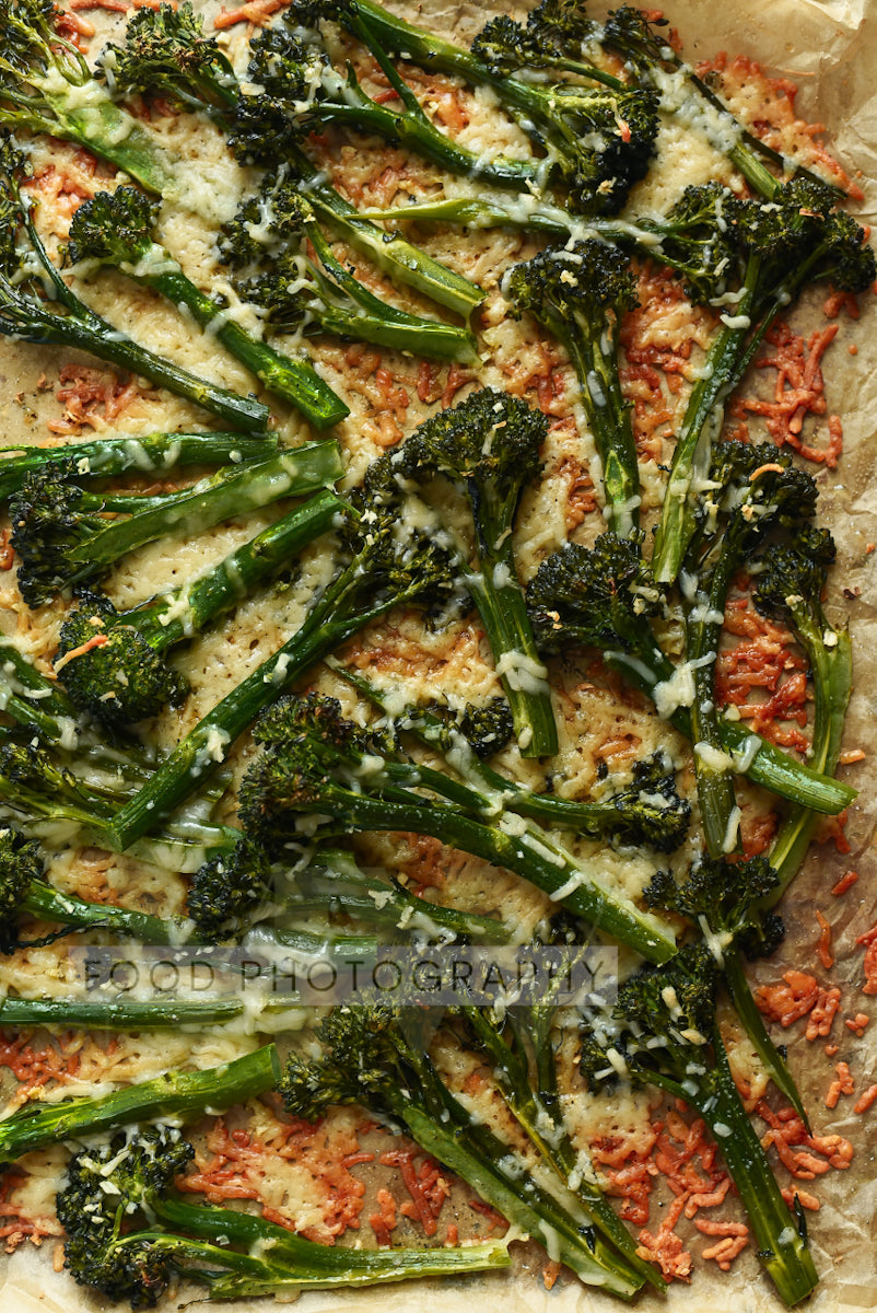 Garlic Parmesan Roasted Broccolini