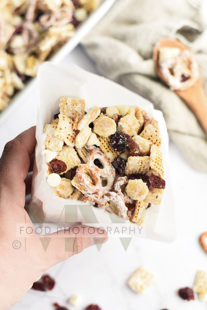White Chocolate Cranberry Snack Mix