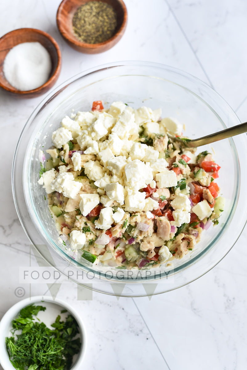 Mediterranean Chopped Tuna Salad