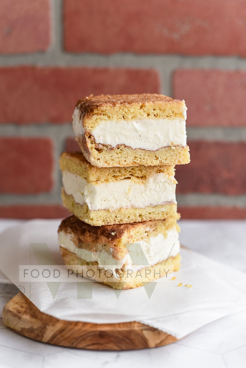 Snickerdoodle Ice Cream Sandwiches