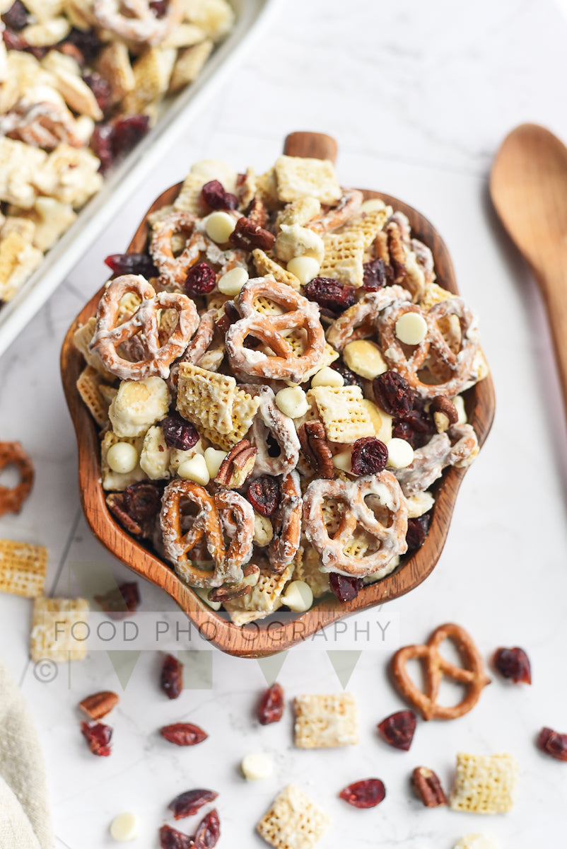White Chocolate Cranberry Snack Mix