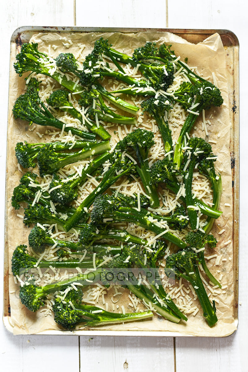 Garlic Parmesan Roasted Broccolini