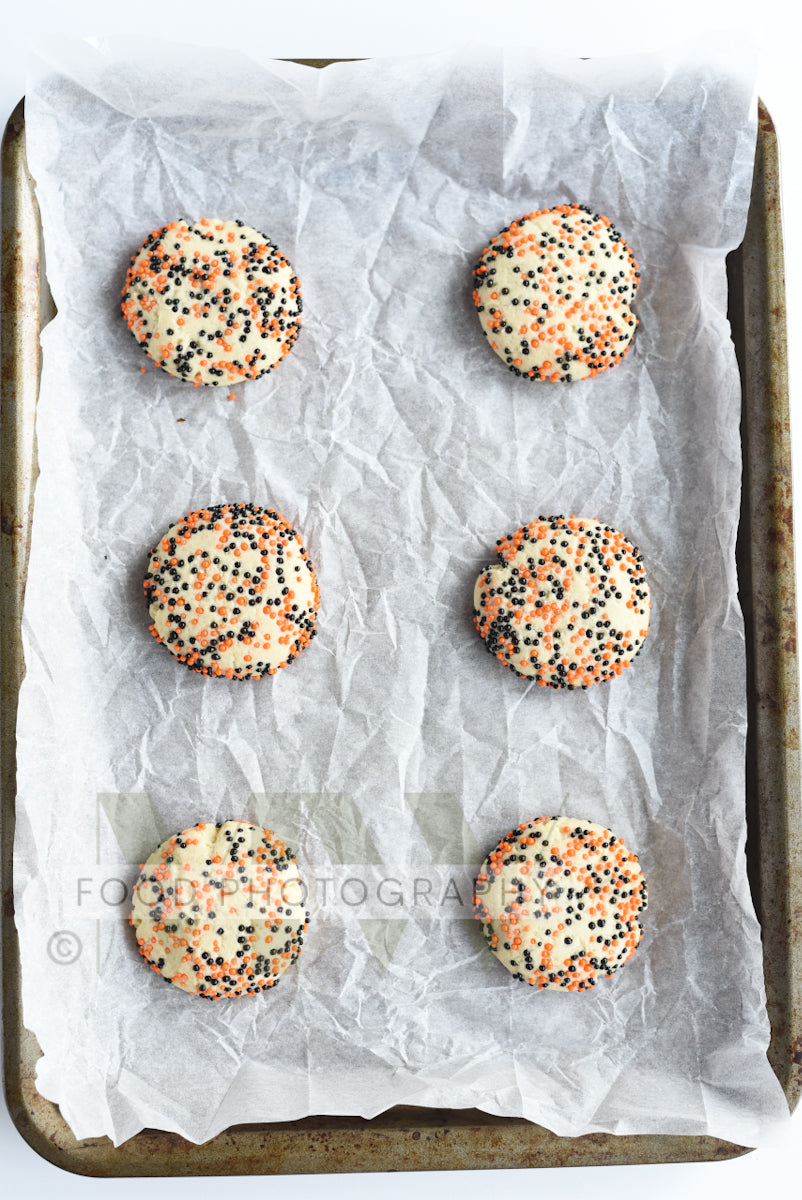 Halloween Sprinkle Cookies
