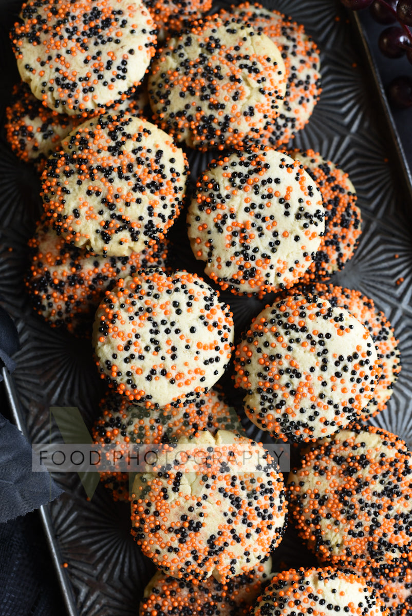 Halloween Sprinkle Cookies