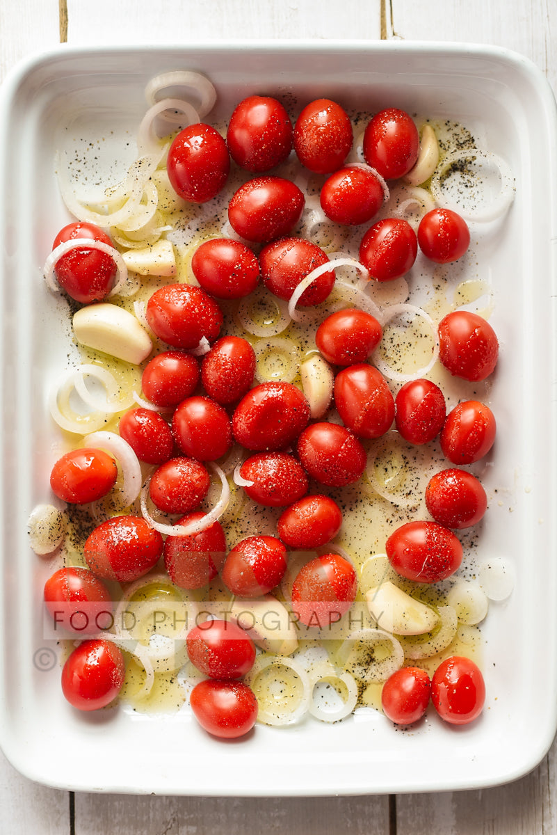 Sweet & Savory Oven Roasted Tomatoes