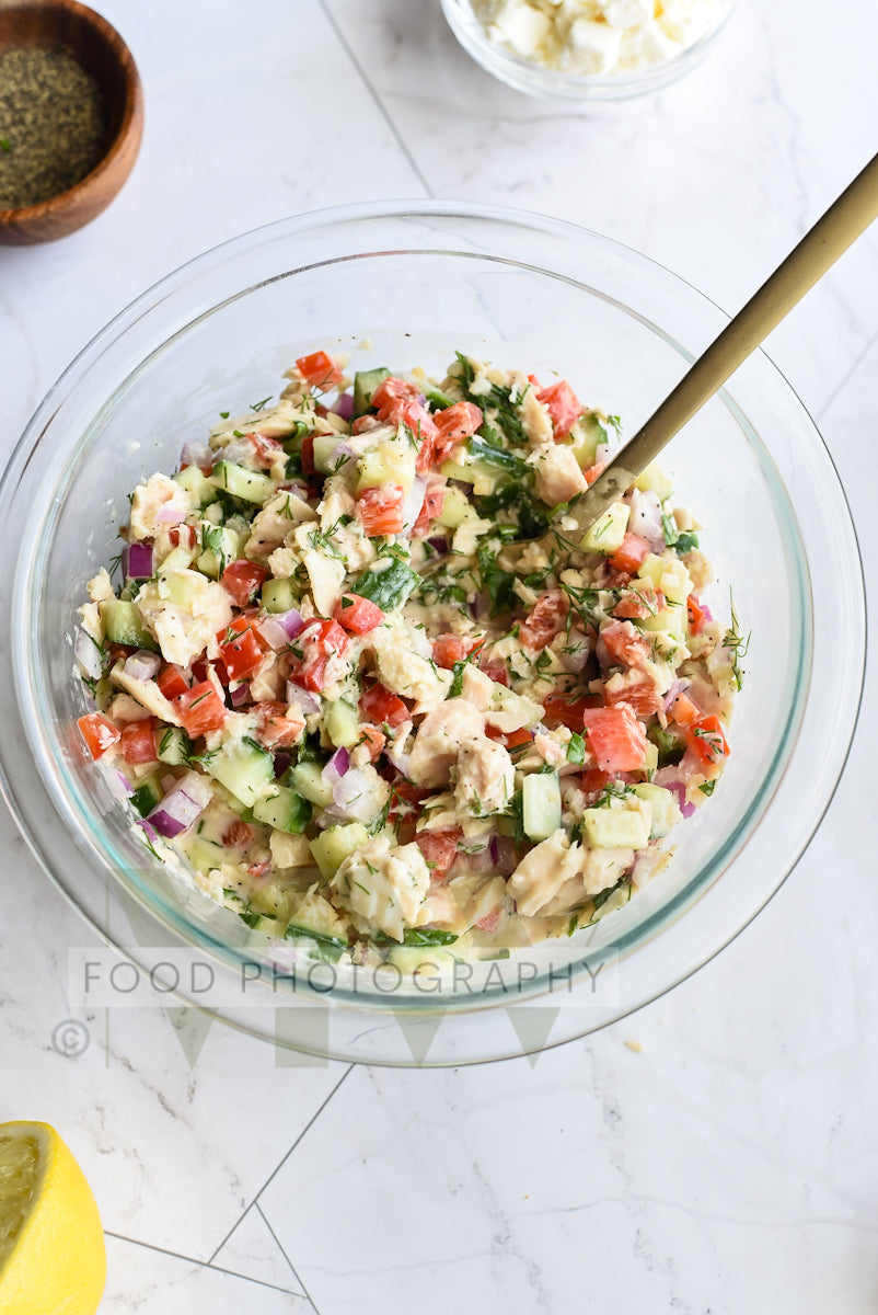 Mediterranean Chopped Tuna Salad