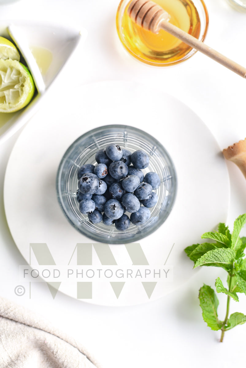 Blueberry Mojito Mocktail