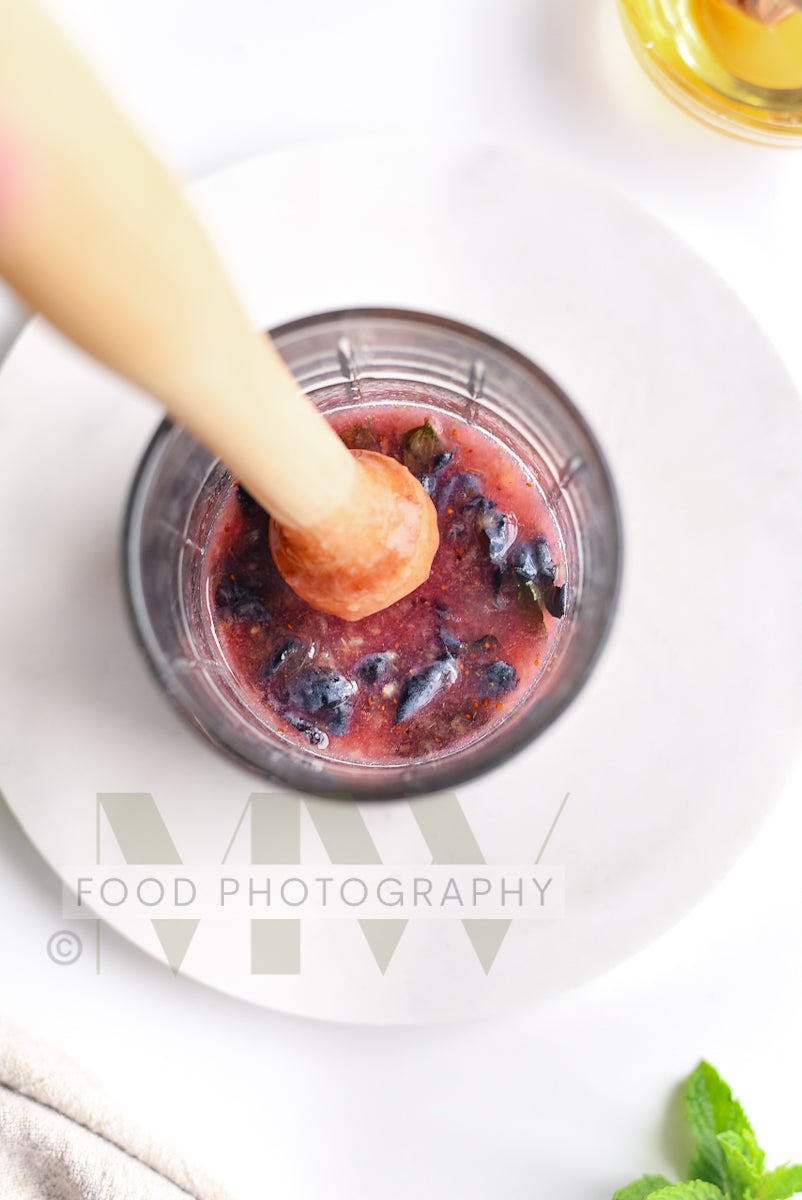 Blueberry Mojito Mocktail