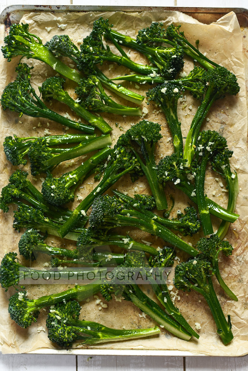 Garlic Parmesan Roasted Broccolini