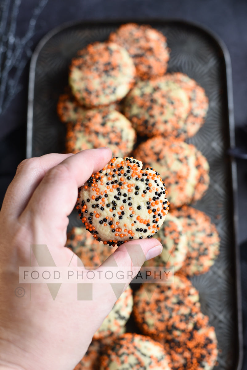 Halloween Sprinkle Cookies