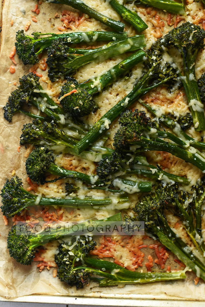 Garlic Parmesan Roasted Broccolini