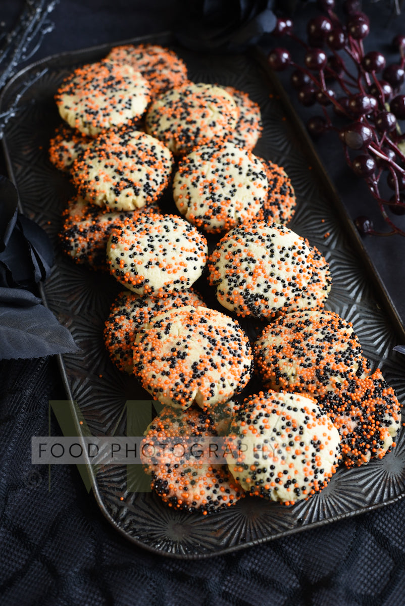 Halloween Sprinkle Cookies