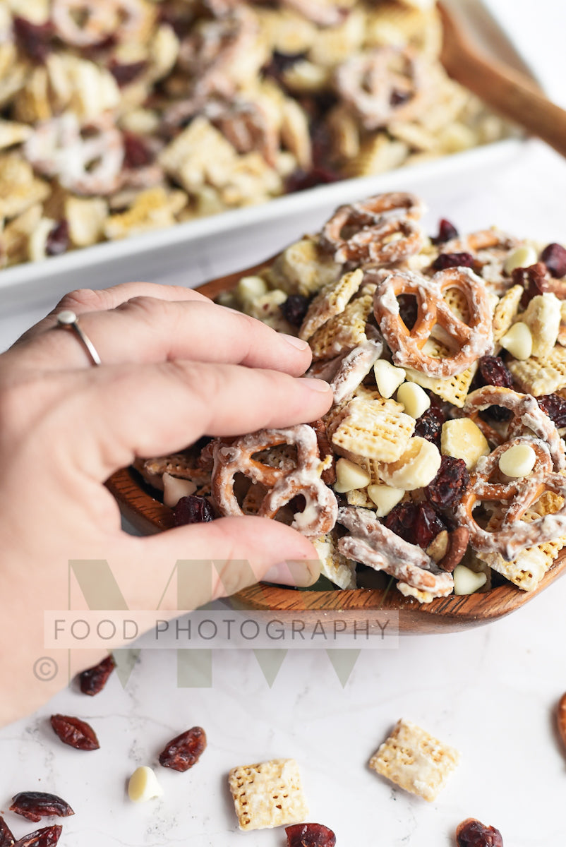 White Chocolate Cranberry Snack Mix