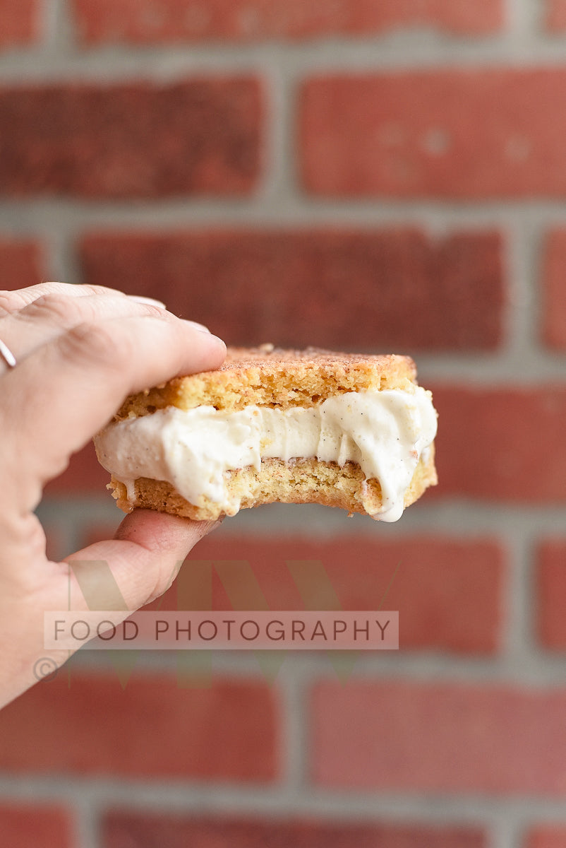 Snickerdoodle Ice Cream Sandwiches