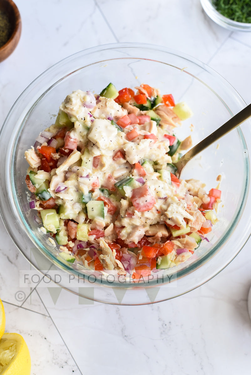 Mediterranean Chopped Tuna Salad