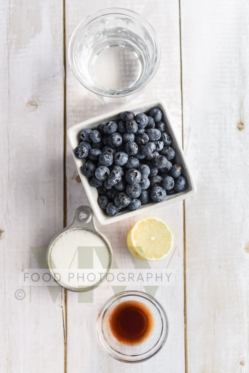 Blueberry Cold Foam Iced Latte