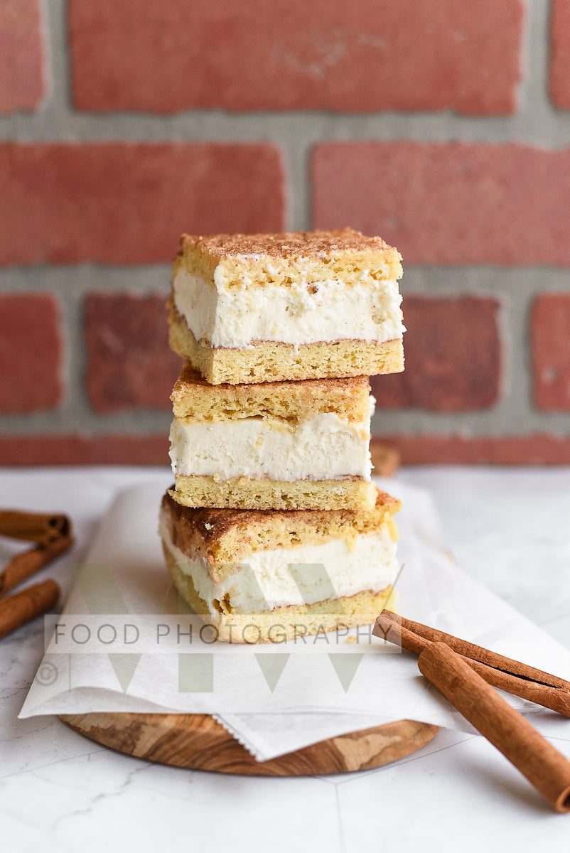 Snickerdoodle Ice Cream Sandwiches