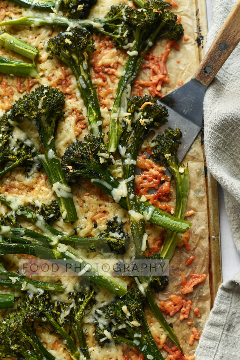 Garlic Parmesan Roasted Broccolini