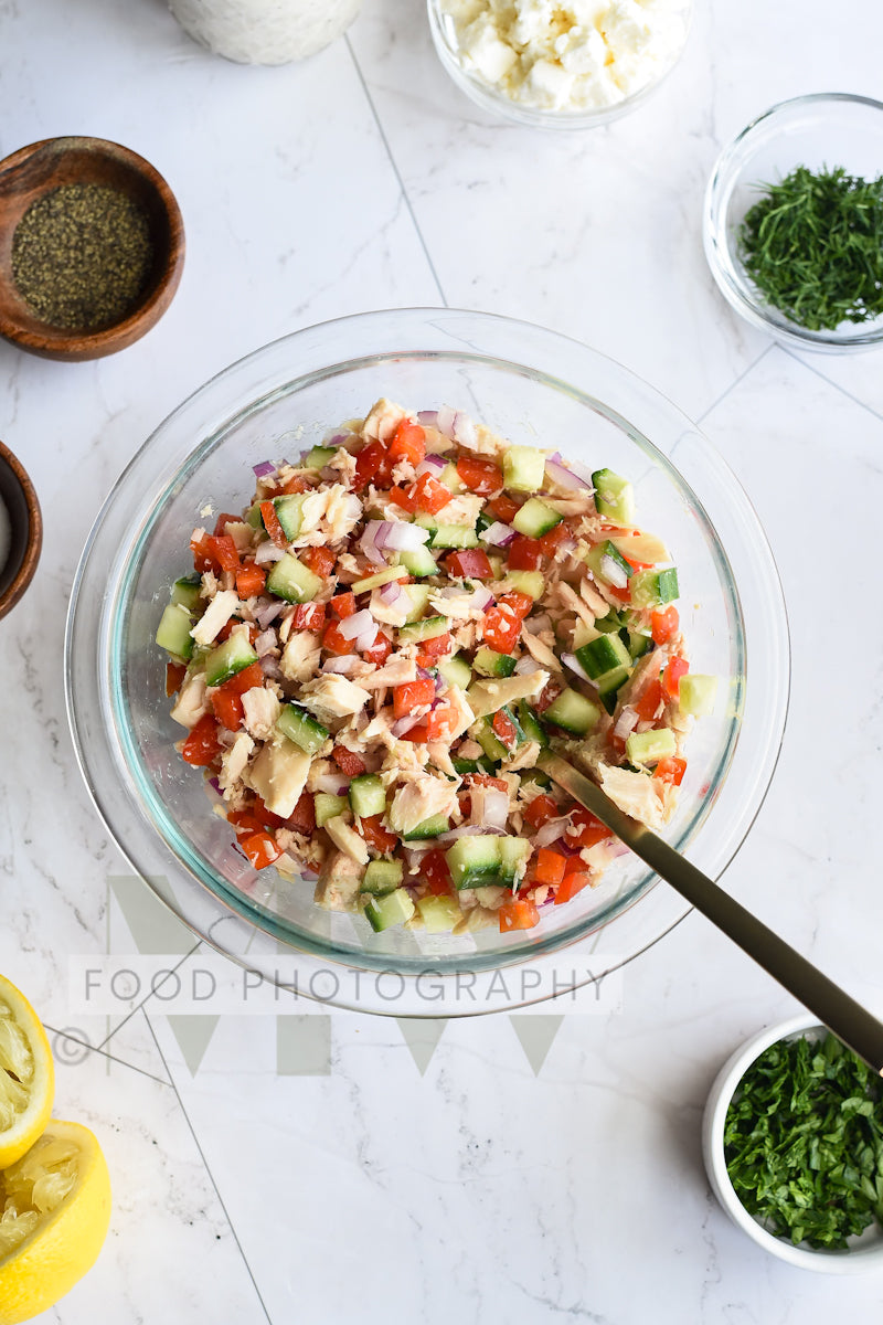 Mediterranean Chopped Tuna Salad