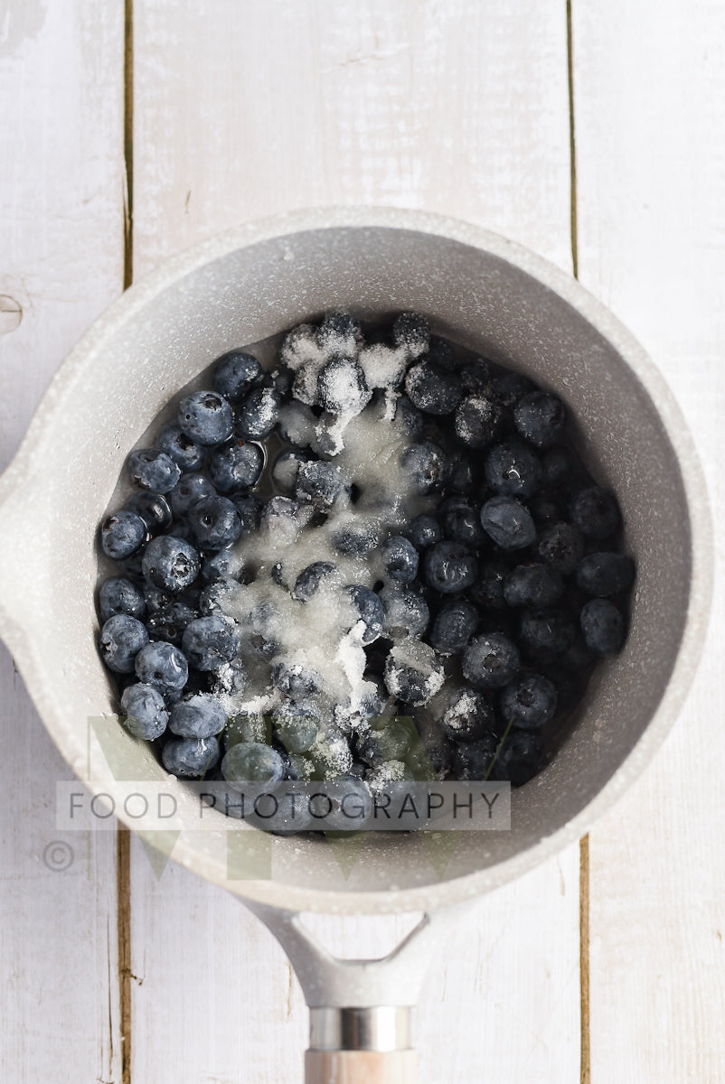 Blueberry Cold Foam Iced Latte