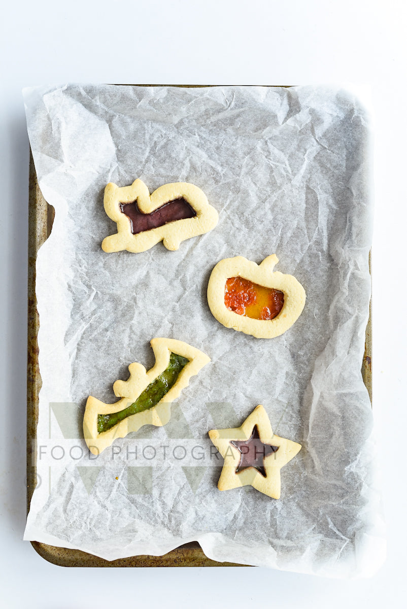 Halloween Stained Glass Cookies