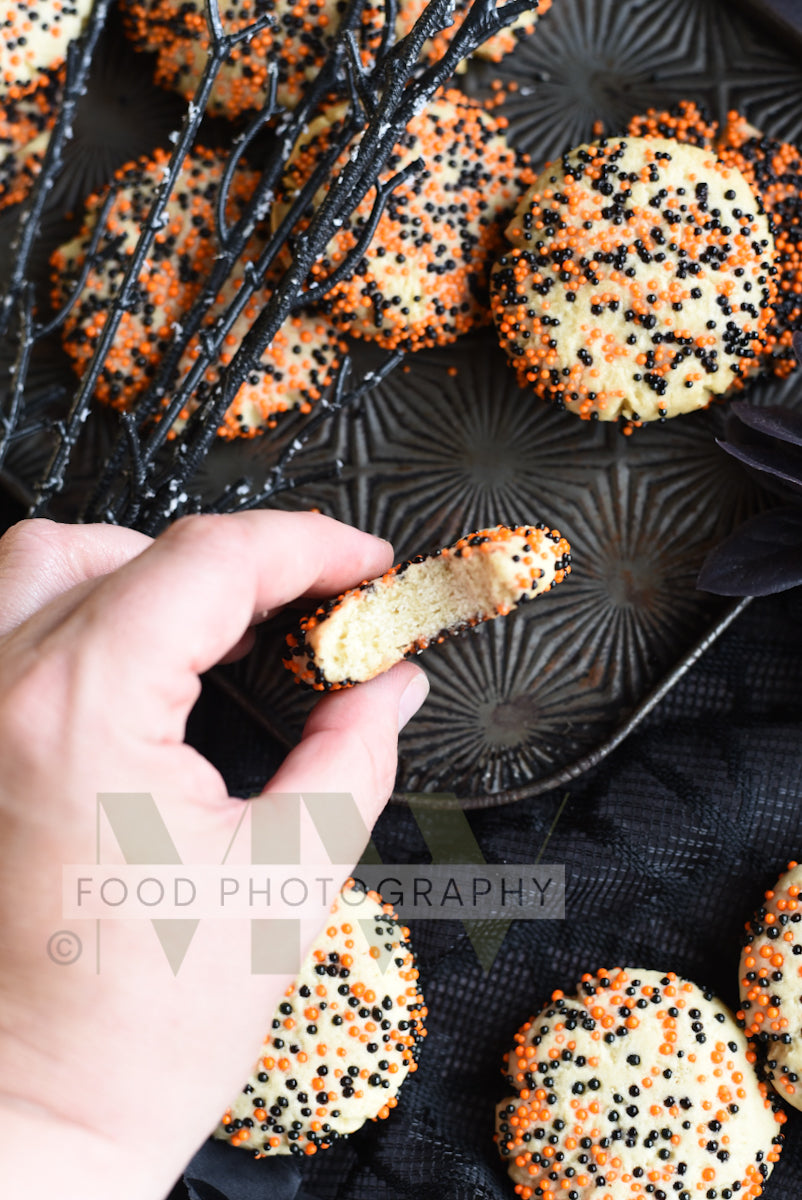 Halloween Sprinkle Cookies