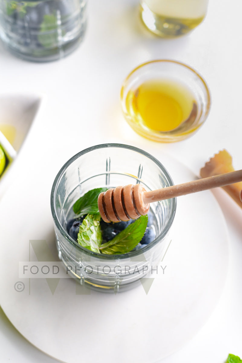 Blueberry Mojito Mocktail
