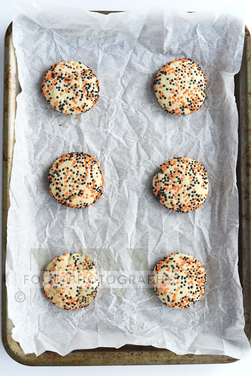 Halloween Sprinkle Cookies