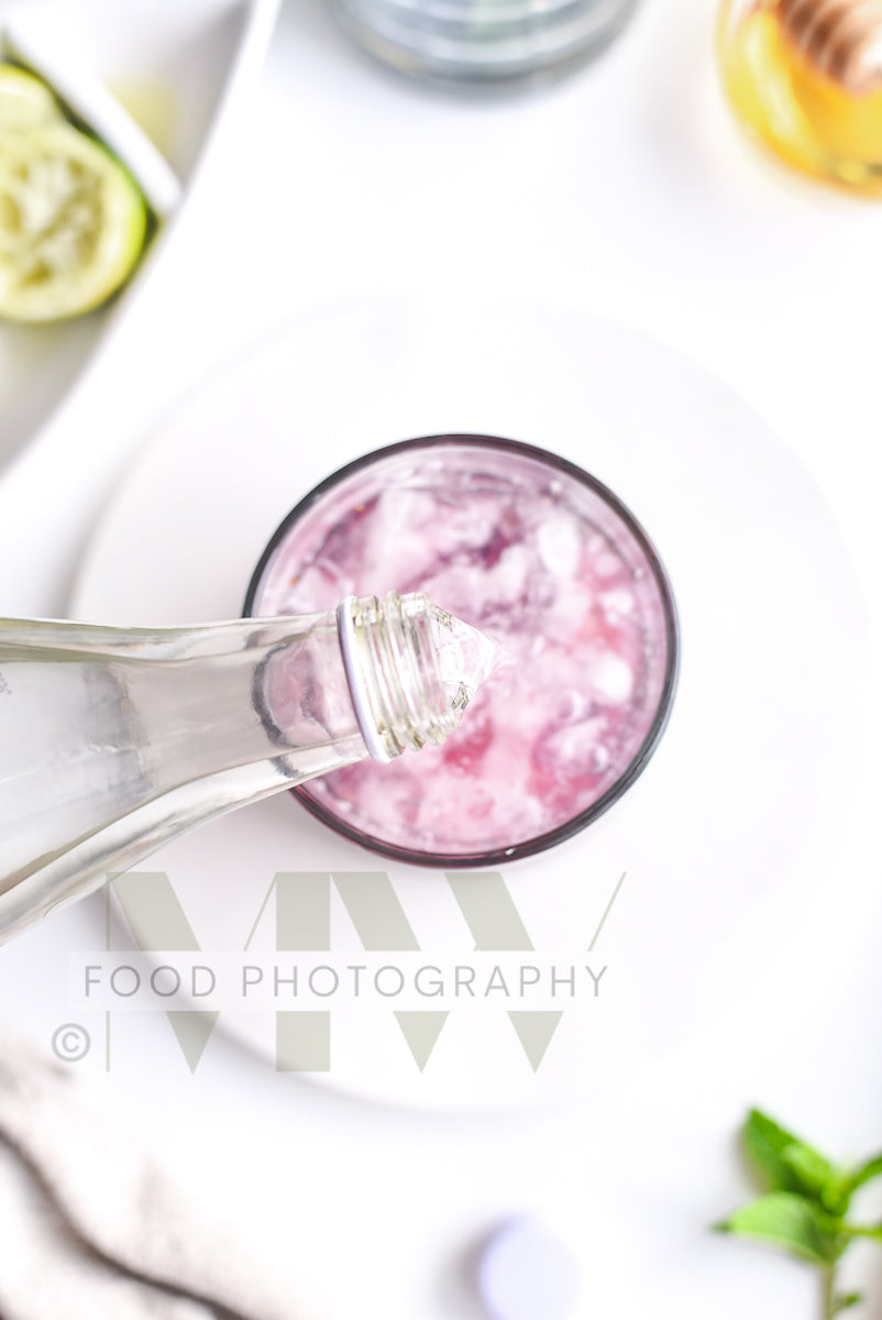 Blueberry Mojito Mocktail